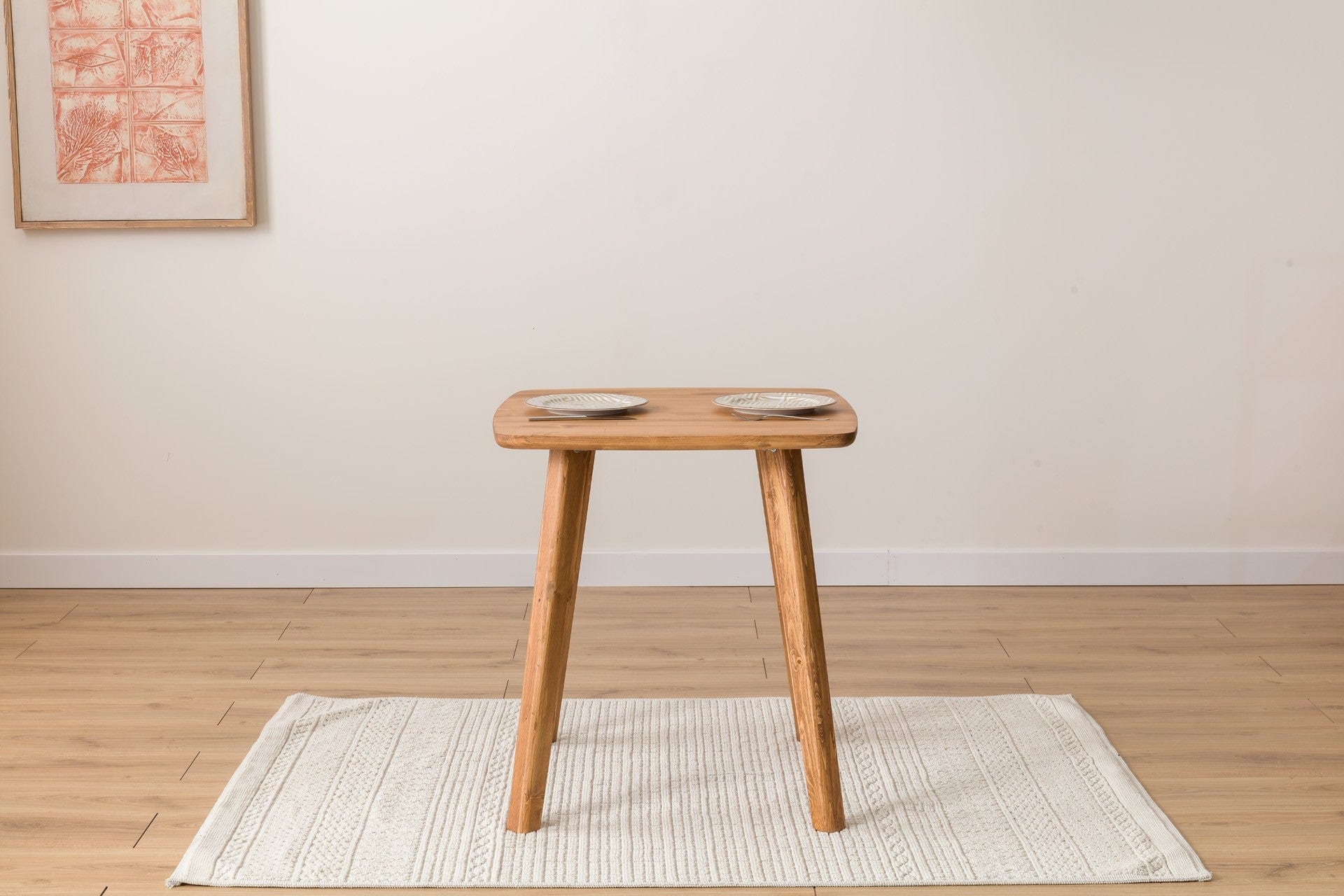 Asir Masa din lemn, Bn 3 Nuc, L69xl69xH74,5 cm