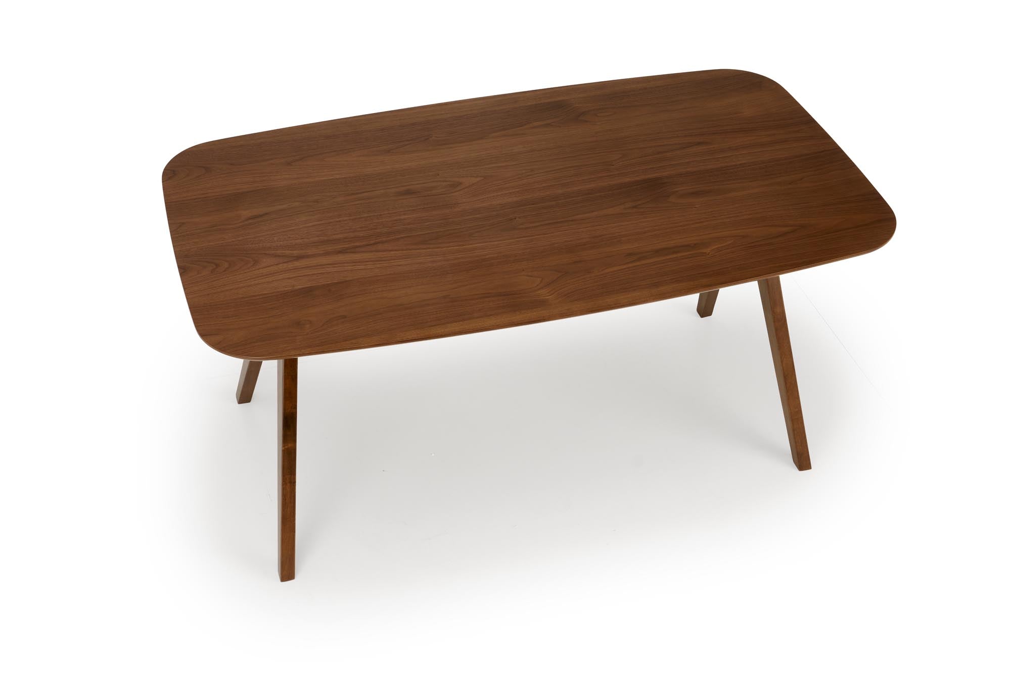 Masa din MDF, furnir si lemn, Miguel Nuc, L160xl90xH75 cm (7)