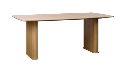 Unique Furniture A/S Masa din MDF si furnir, Nola Stejar, L190xl100xH75 cm