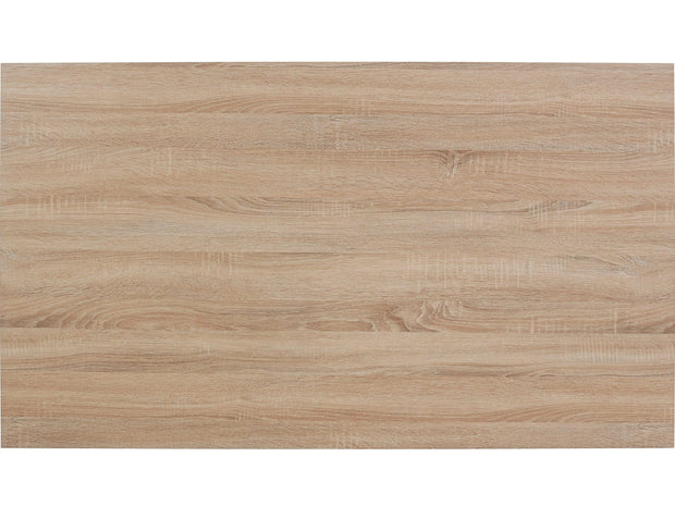 Dorel Home Masa din MDF si metal, Dino Natural / Negru, L140xl80xH76 cm