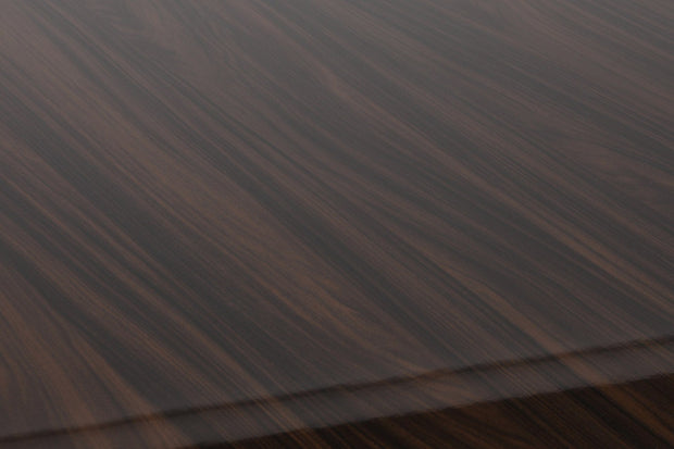 Asir Masa din MDF si plastic, Ares 1043 Maro / Negru, L180xl80xH75 cm