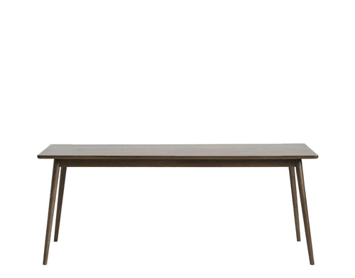 Unique Furniture A/S Masa din pal, furnir si lemn, Barrali Stejar Smoked, L190xl90xH75 cm