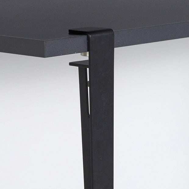 Asir Masa din pal si metal, Eurotas Antracit / Negru, L120xl60xH75 cm