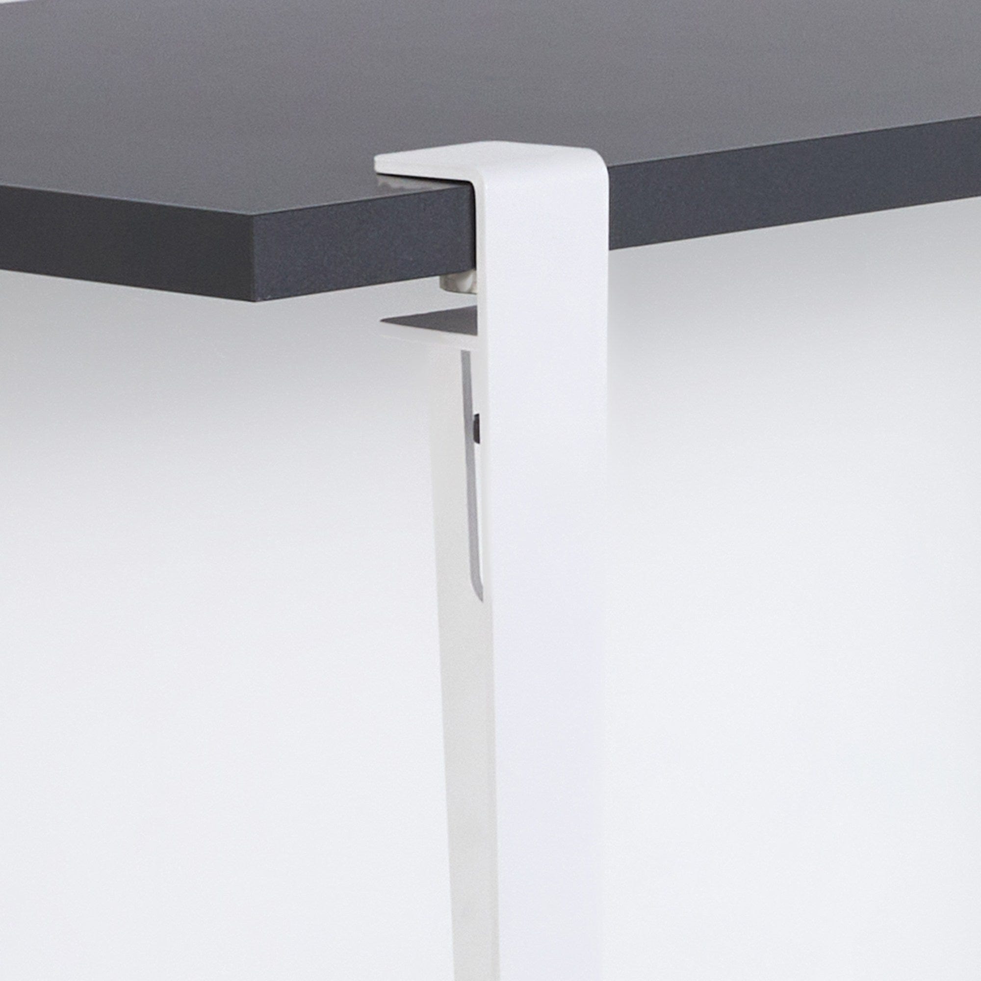 Asir Masa din pal si metal, Eurotas Antracit / Negru, L120xl60xH75 cm