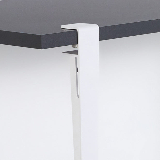 Asir Masa din pal si metal, Eurotas Antracit / Negru, L120xl60xH75 cm