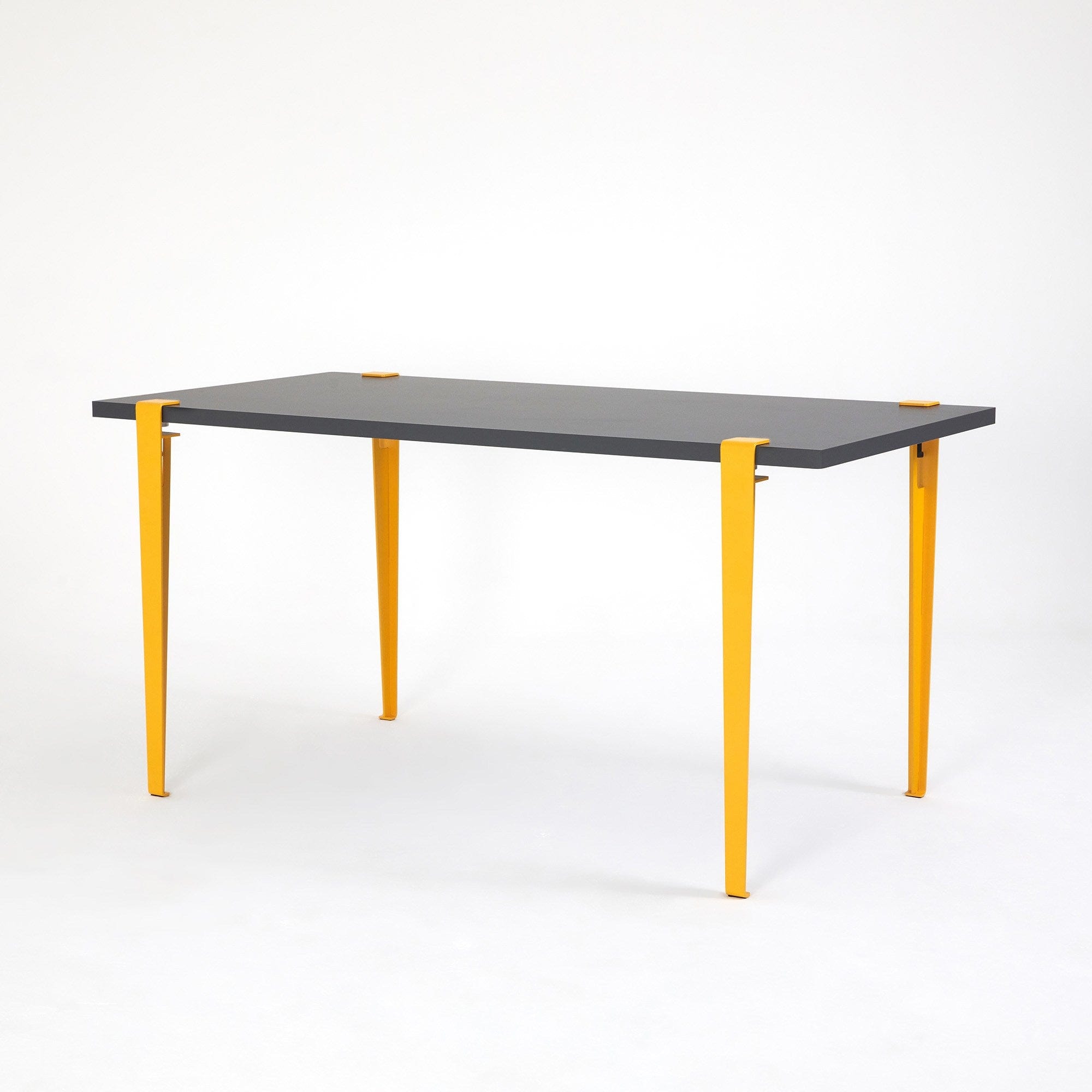 Asir Masa din pal si metal, Eurotas Antracit / Negru, L120xl60xH75 cm