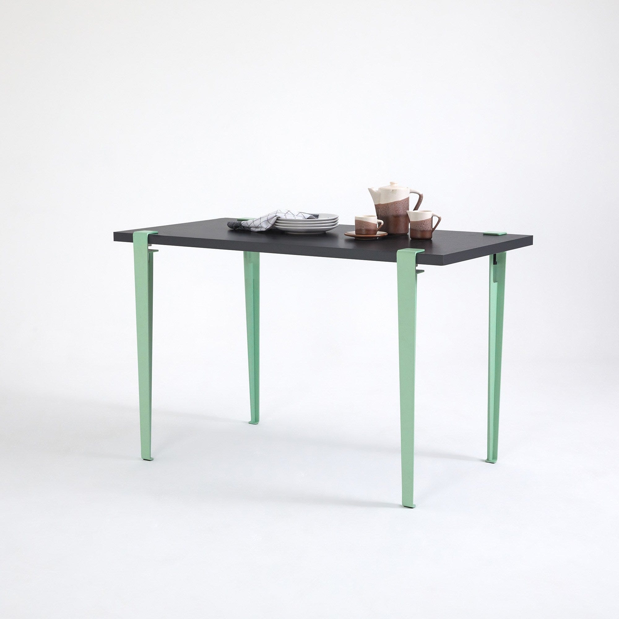 Asir Masa din pal si metal, Eurotas Antracit / Negru, L120xl60xH75 cm