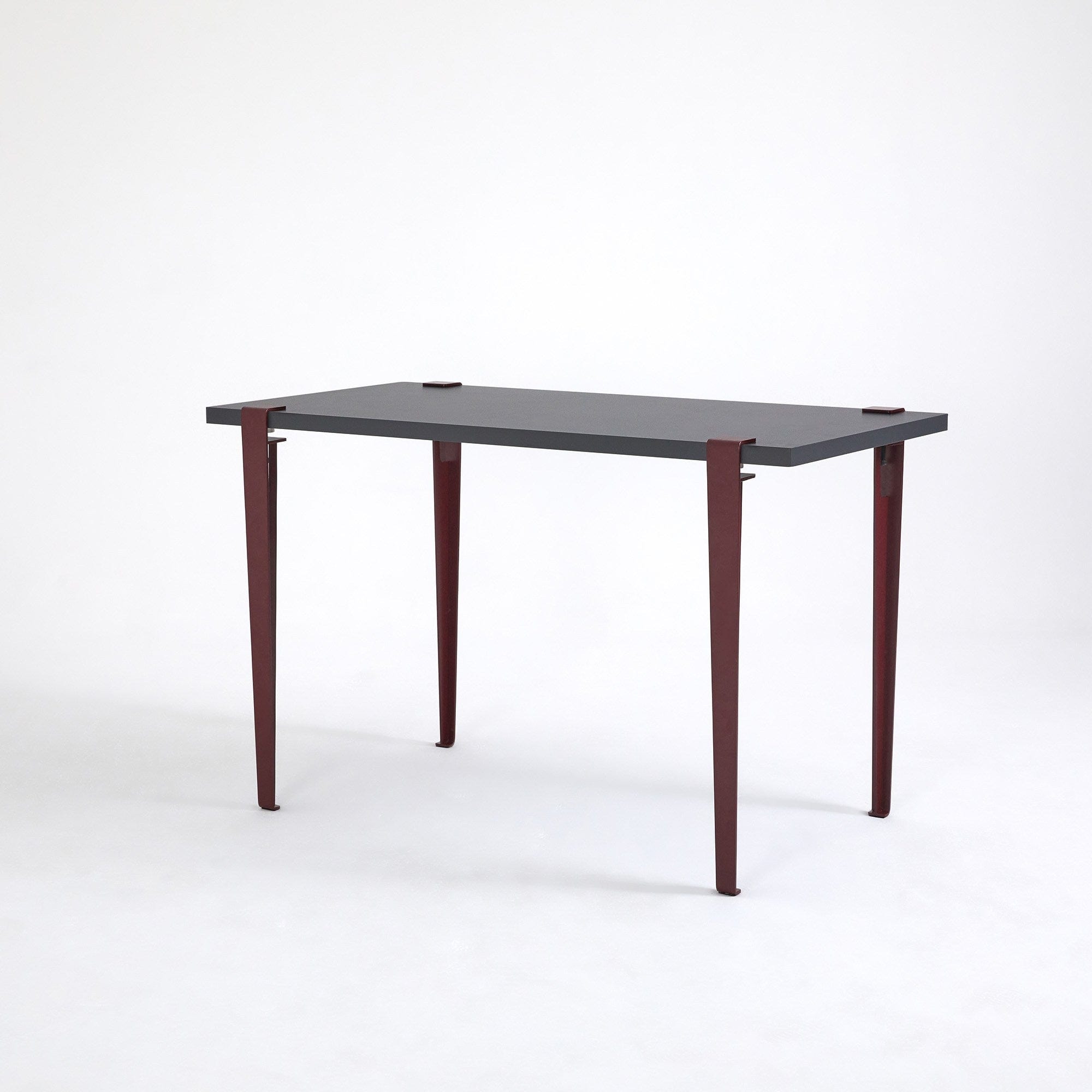 Asir Masa din pal si metal, Eurotas Antracit / Negru, L120xl60xH75 cm