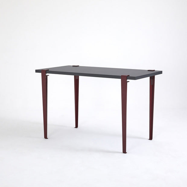 Asir Masa din pal si metal, Eurotas Antracit / Negru, L120xl60xH75 cm