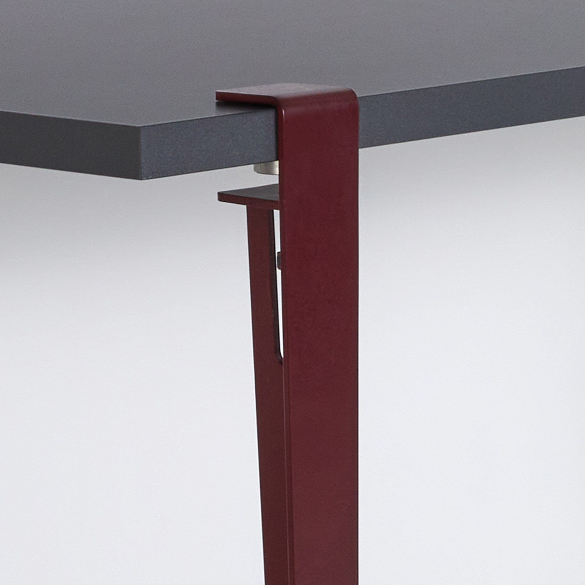 Asir Masa din pal si metal, Eurotas Antracit / Negru, L120xl60xH75 cm