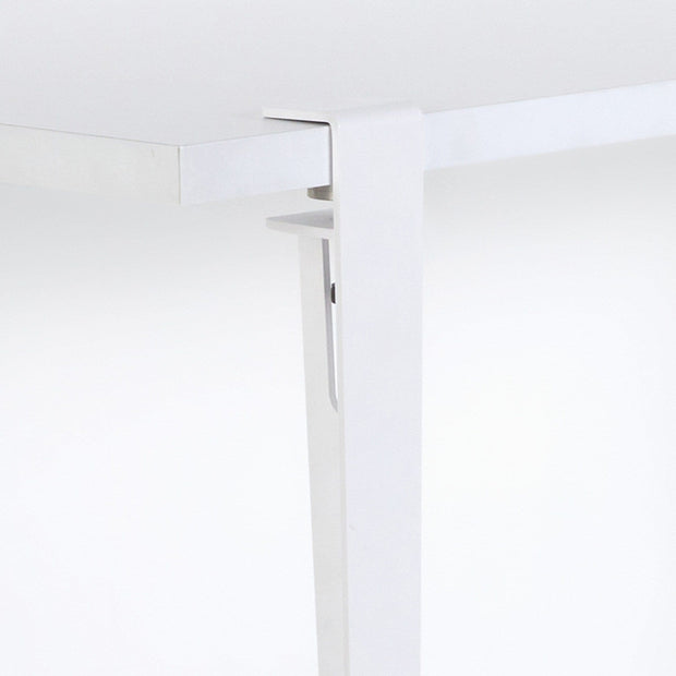 Asir Masa din pal si metal, Eurotas Antracit / Negru, L120xl60xH75 cm