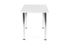 Masa din pal si metal, Modex Alb / Crom, L120xl68xH75 cm (1)