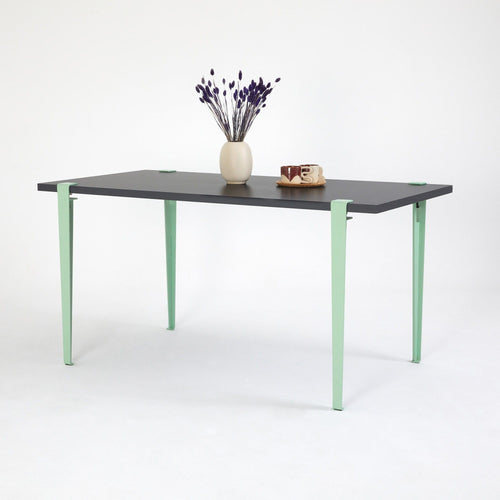 Asir Masa din pal si metal, Pineios Antracit / Verde Mint, L150xl75xH75 cm