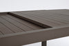 Masa extensibila de gradina / terasa din metal, Hilde Grej, L200-300xl100xH75 cm (6)
