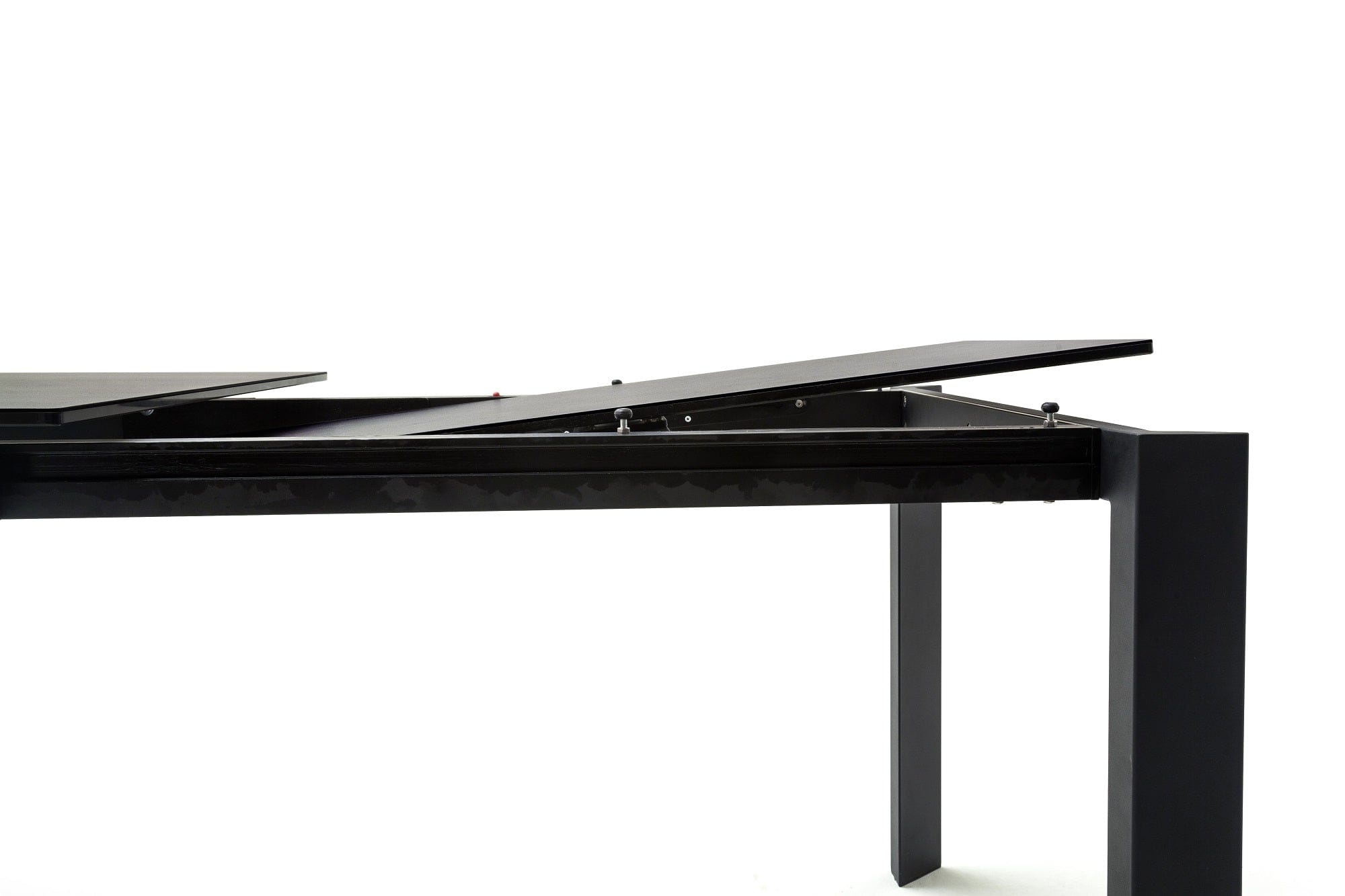 Masa extensibila din ceramica, sticla si metal Almaraz Antracit, L180-240xl95xH76 cm (4)