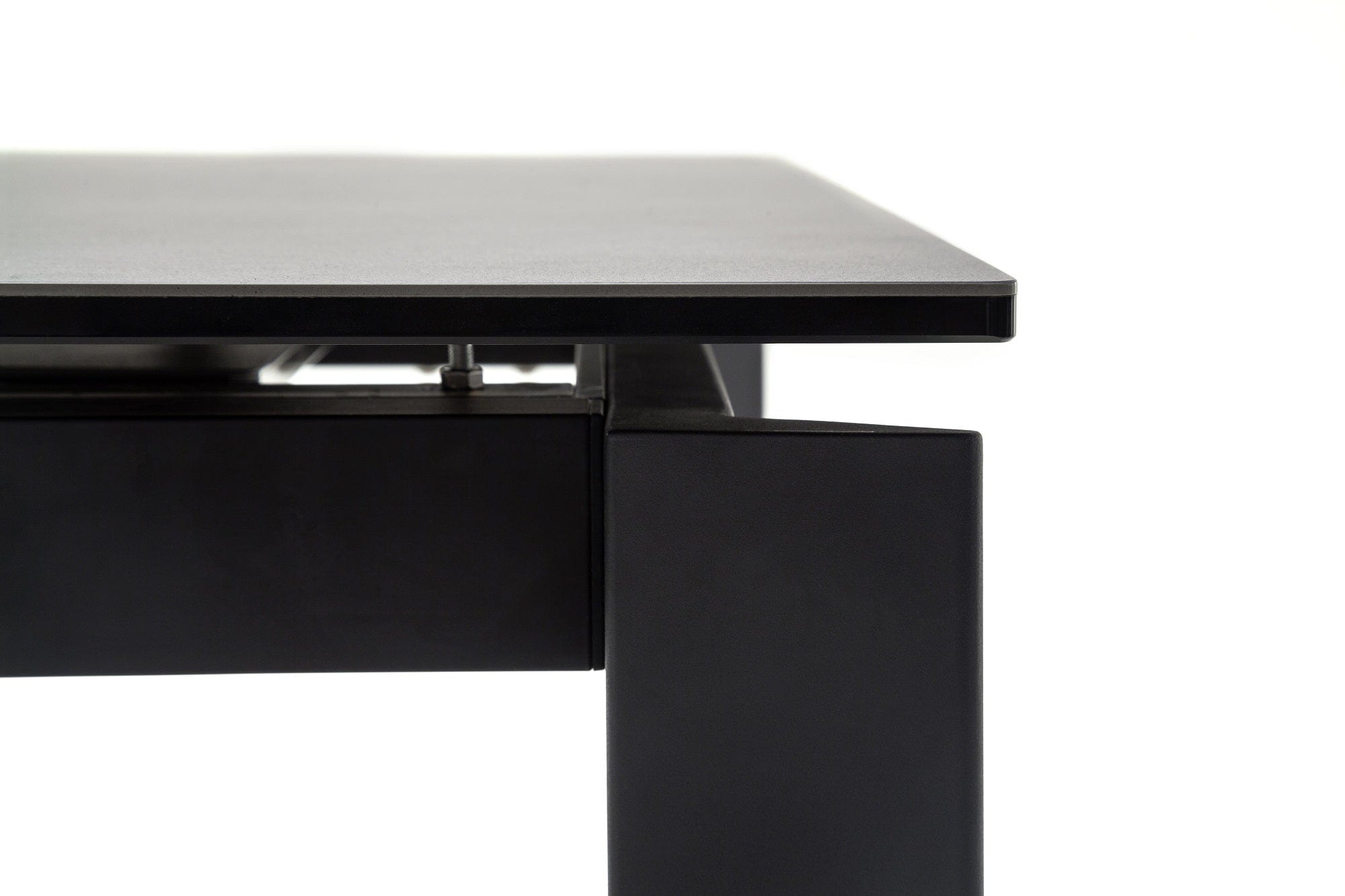 Masa extensibila din ceramica, sticla si metal Almaraz Antracit, L180-240xl95xH76 cm (5)