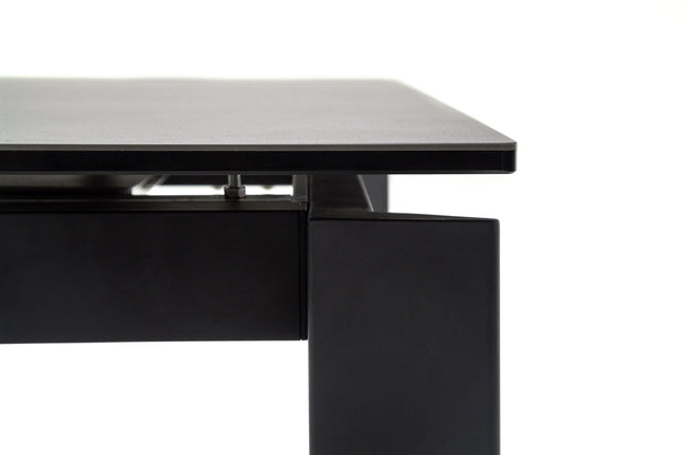 Masa extensibila din ceramica, sticla si metal Almaraz Antracit, L180-240xl95xH76 cm (5)