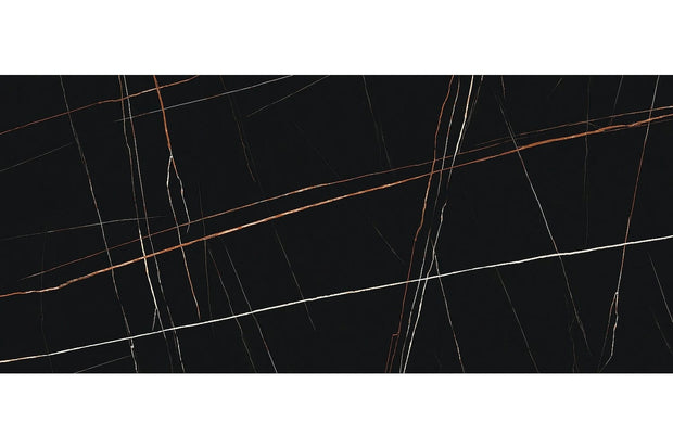 Signal Masa extensibila din ceramica, sticla si metal, Avant II Negru / Negru Mat, L160-240xl95xH76 cm