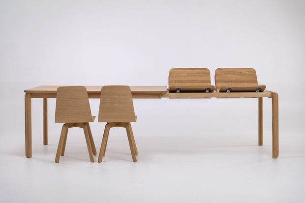 Masa extensibila din lemn, Golf Ext Oil Stejar (2)