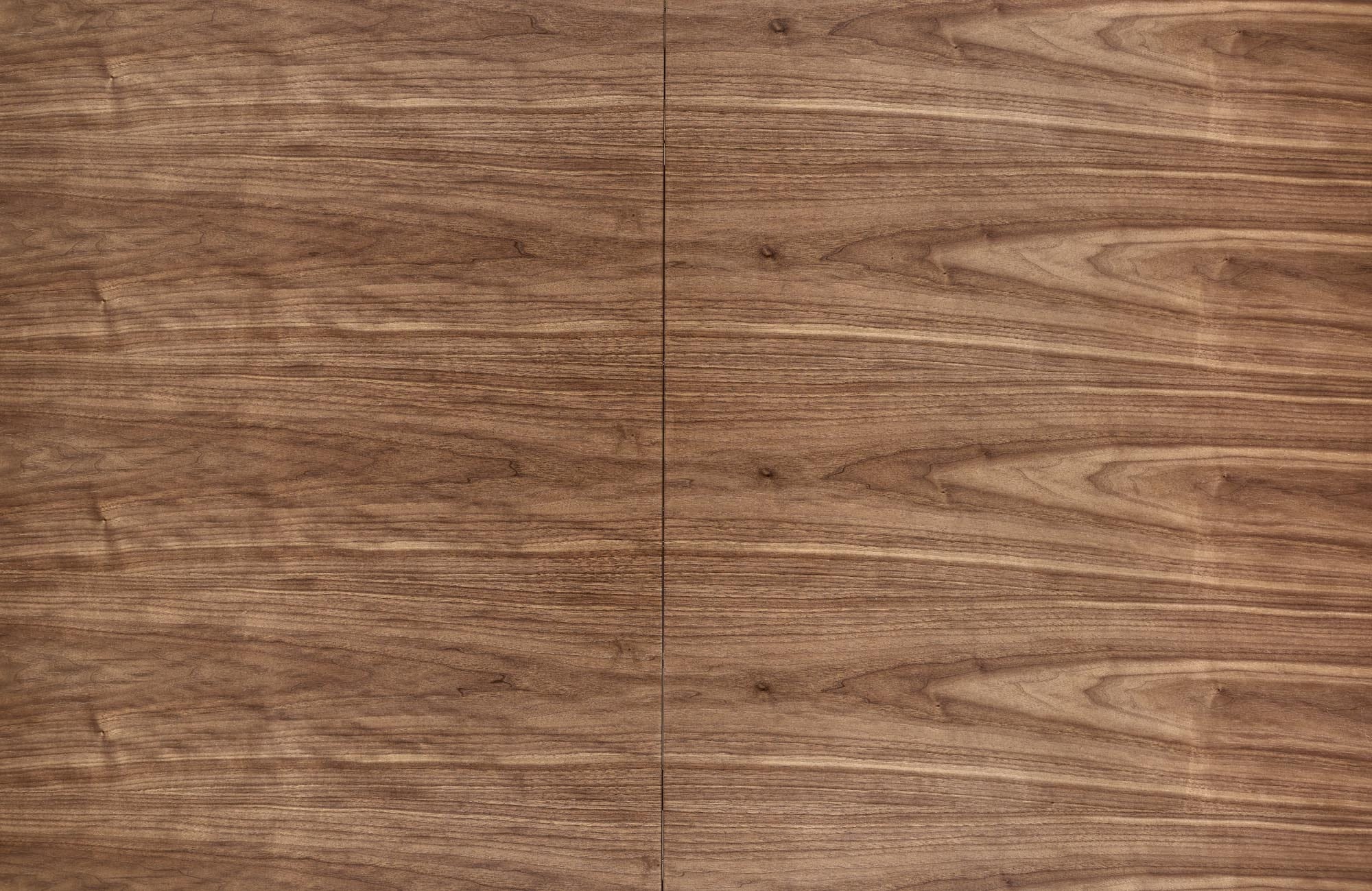 Masa extensibila din MDF, furnir si metal, Everton Nuc / Negru, L180-220xl100xH76 cm (2)