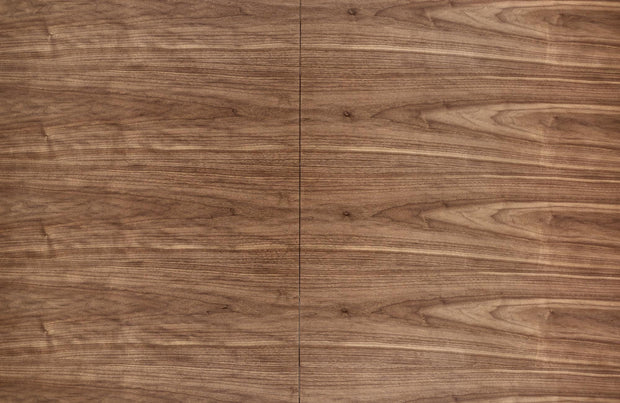 Masa extensibila din MDF, furnir si metal, Everton Nuc / Negru, L180-220xl100xH76 cm (2)