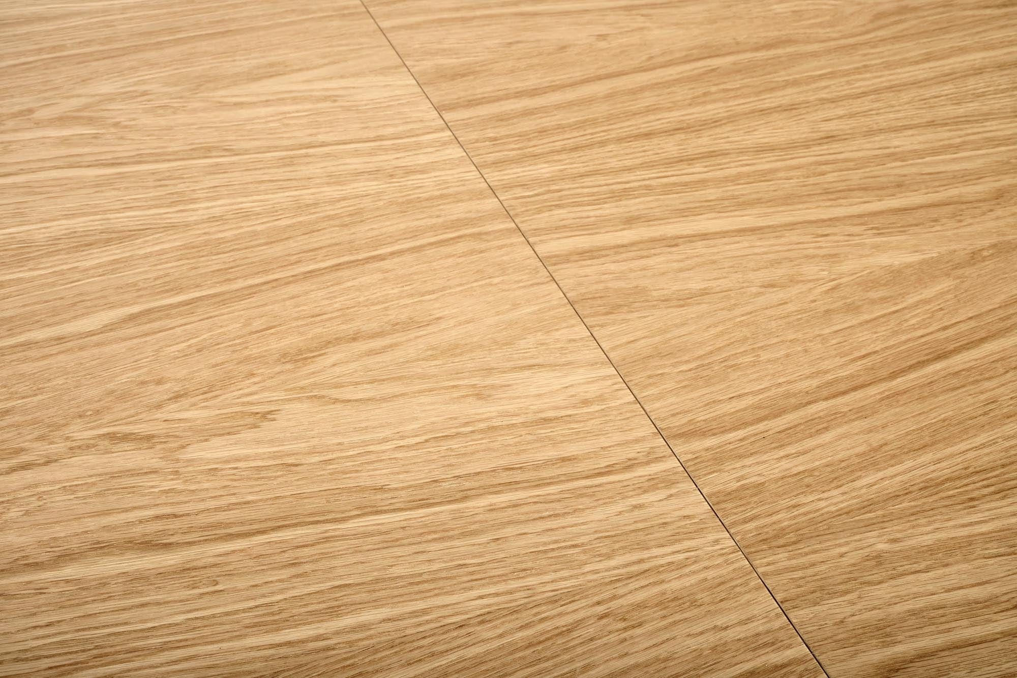 Masa extensibila din MDF si furnir, Elefante Stejar, L160-240xl100xH77 cm (2)