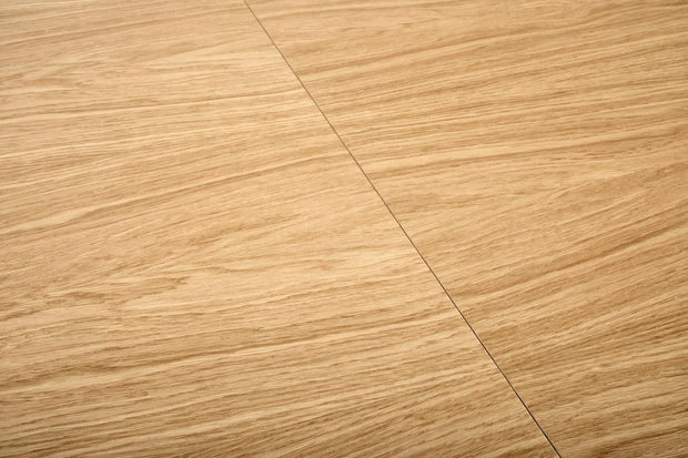 Masa extensibila din MDF si furnir, Elefante Stejar, L160-240xl100xH77 cm (2)