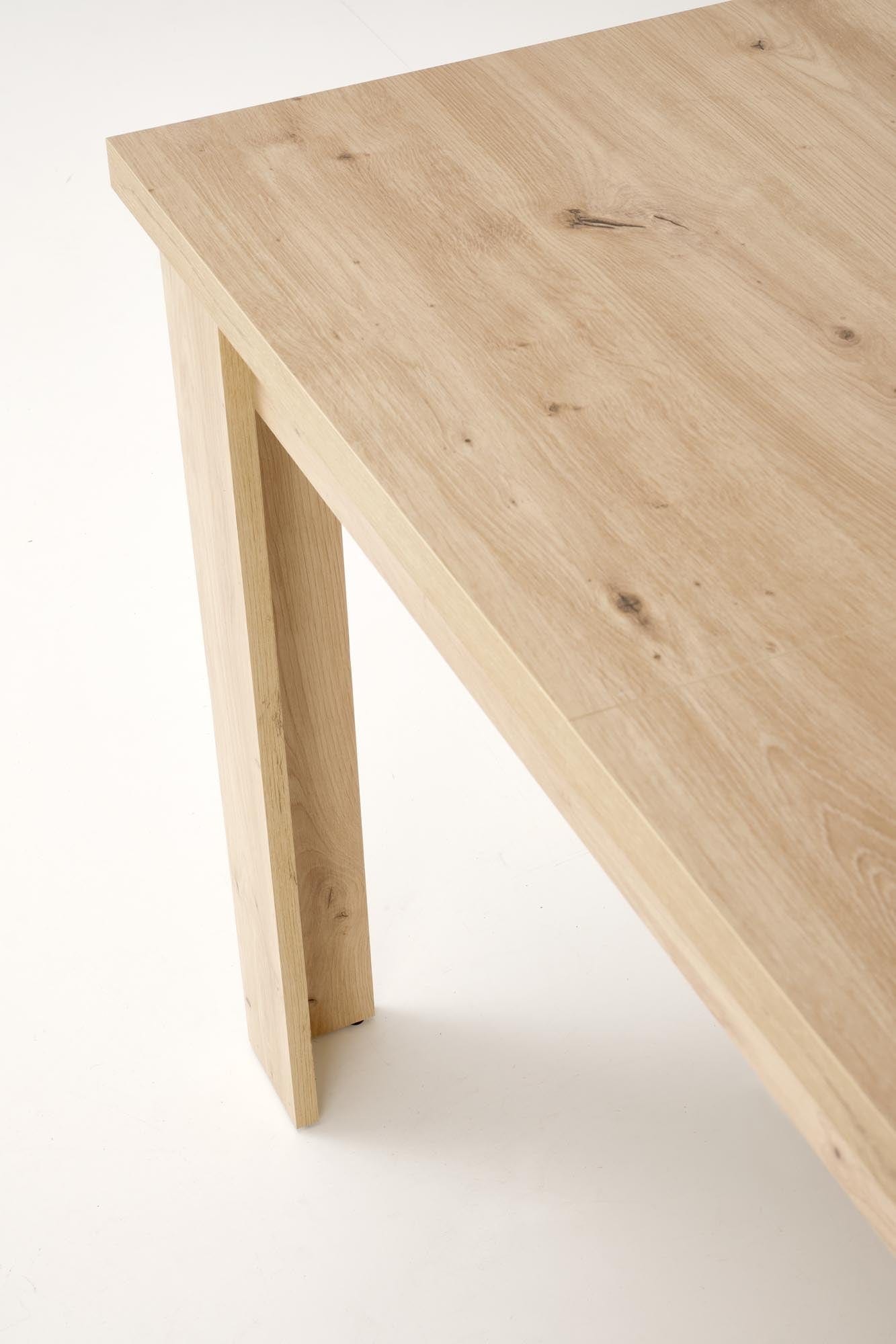 Masa extensibila din pal, Bagio Stejar, L120-160xl80xH77 cm (2)