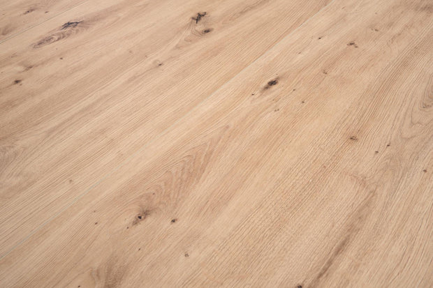 Masa extensibila din pal si MDF, Ringo Stejar / Negru, Ø102-142xH76 cm (3)