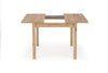 Masa extensibila din pal si MDF, Tiago Stejar, L90-125xl90xH75 cm (5)