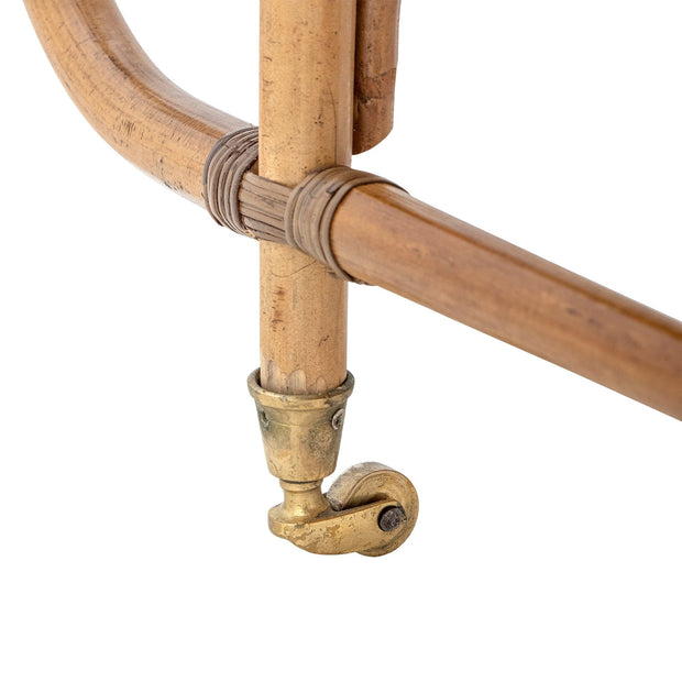 Masa minibar din ratan, lemn si metal, Pucca Natural, L87xl46xH74 cm (1)