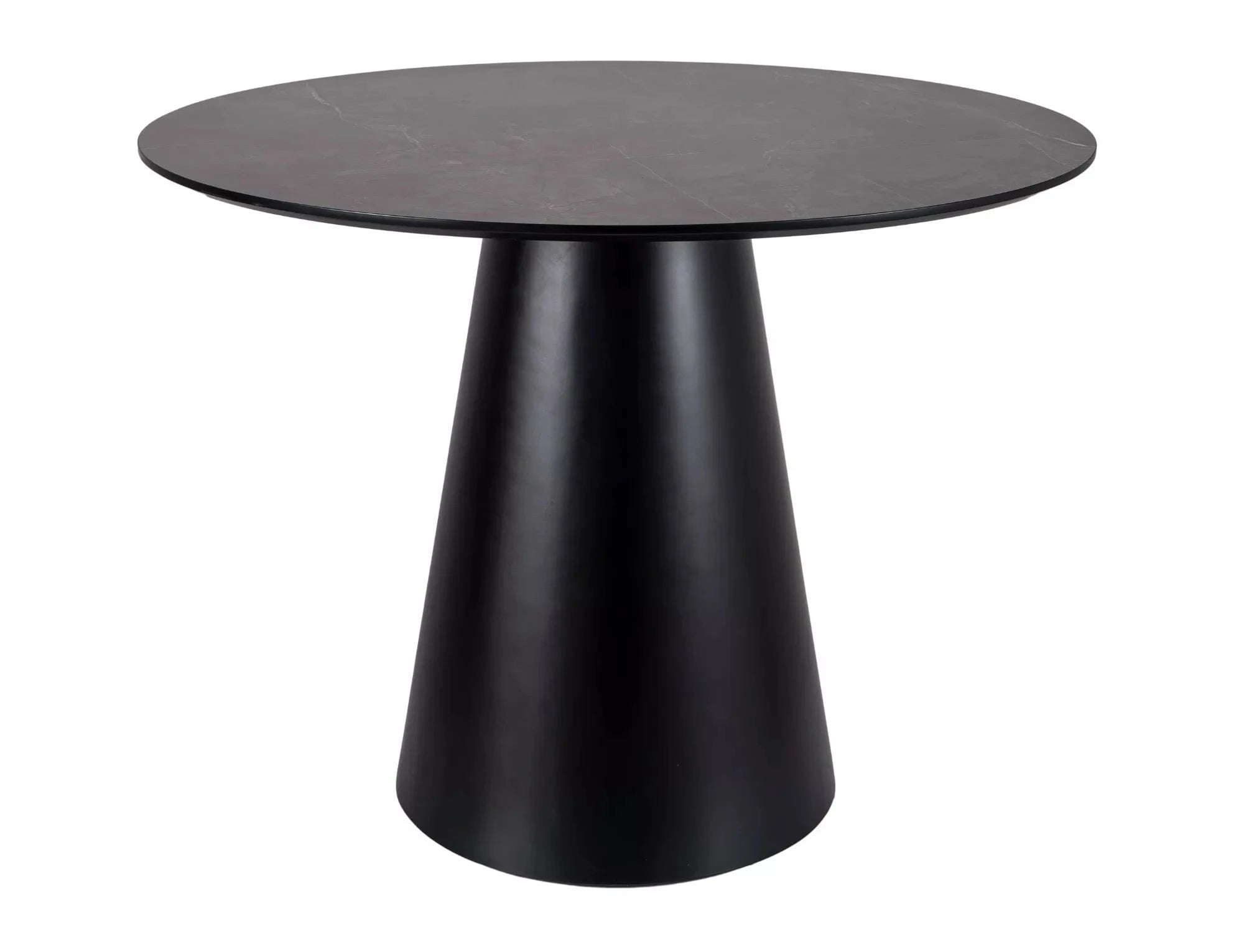 Signal Masa rotunda din MDF si furnir, Angel Negru, Ø100xH75 cm