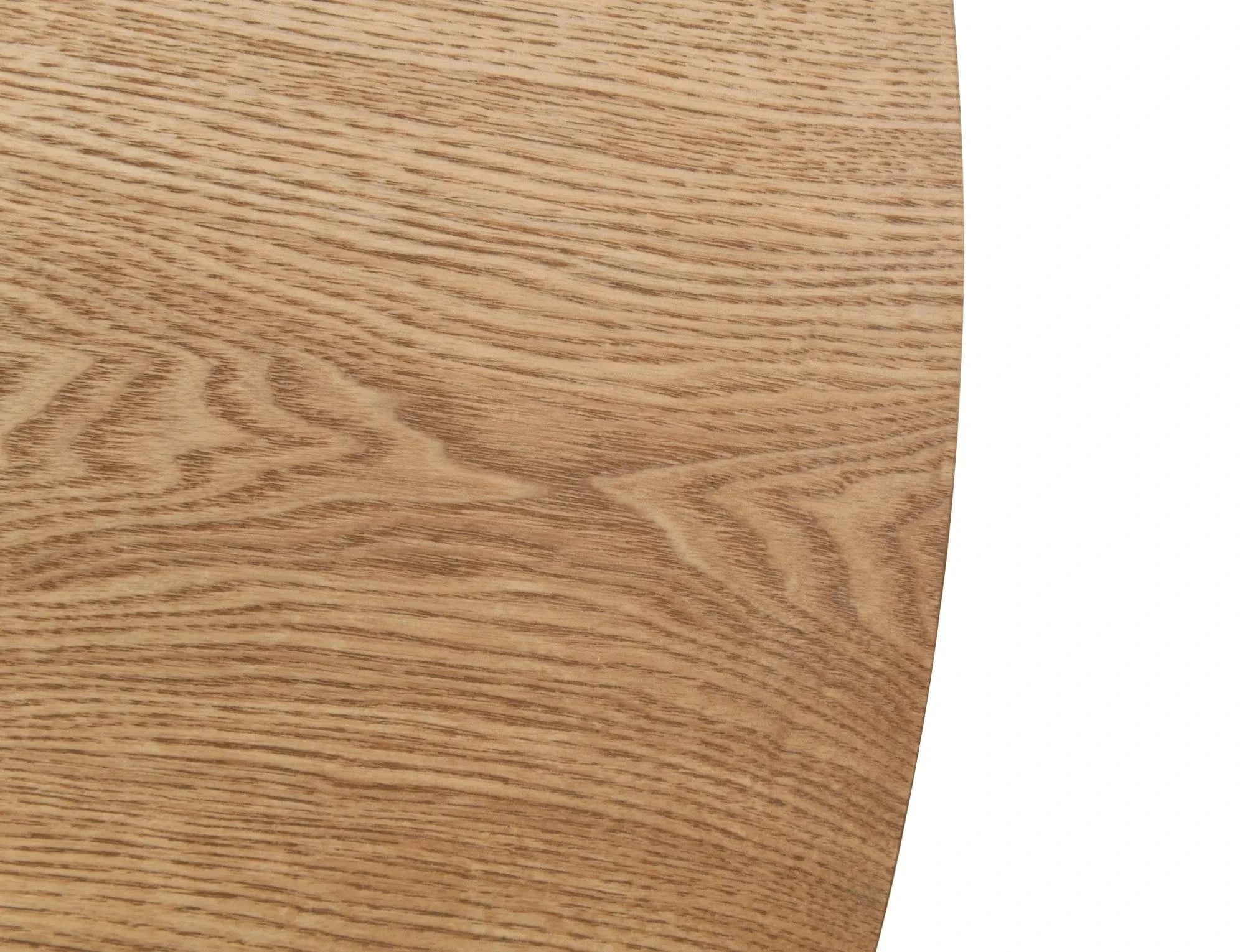 Signal Masa rotunda din MDF si furnir, Angel Stejar / Negru Mat, Ø100xH75 cm