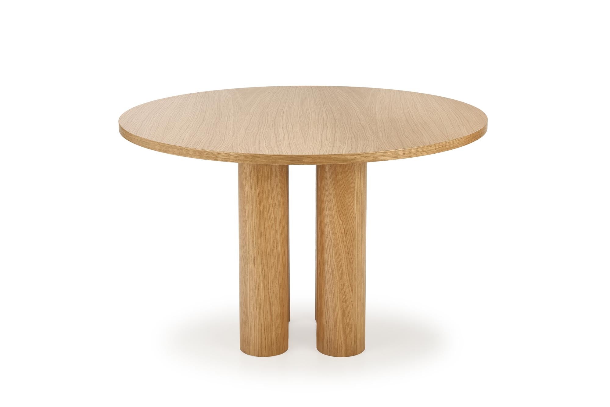 Halmar Masa rotunda din MDF si furnir, Elefante Stejar, Ø120xH77 cm