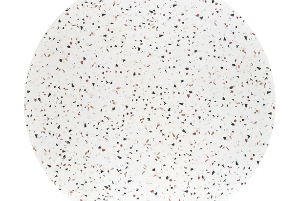 Masa rotunda din MDF si metal, Aramis Alb, Ø120xH76 cm (6)