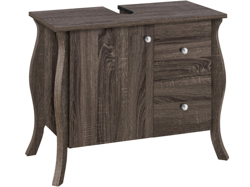 Dorel Home Masca pentru lavoar cu 2 sertare si 1 usa 68 cm, Ludwig Maro