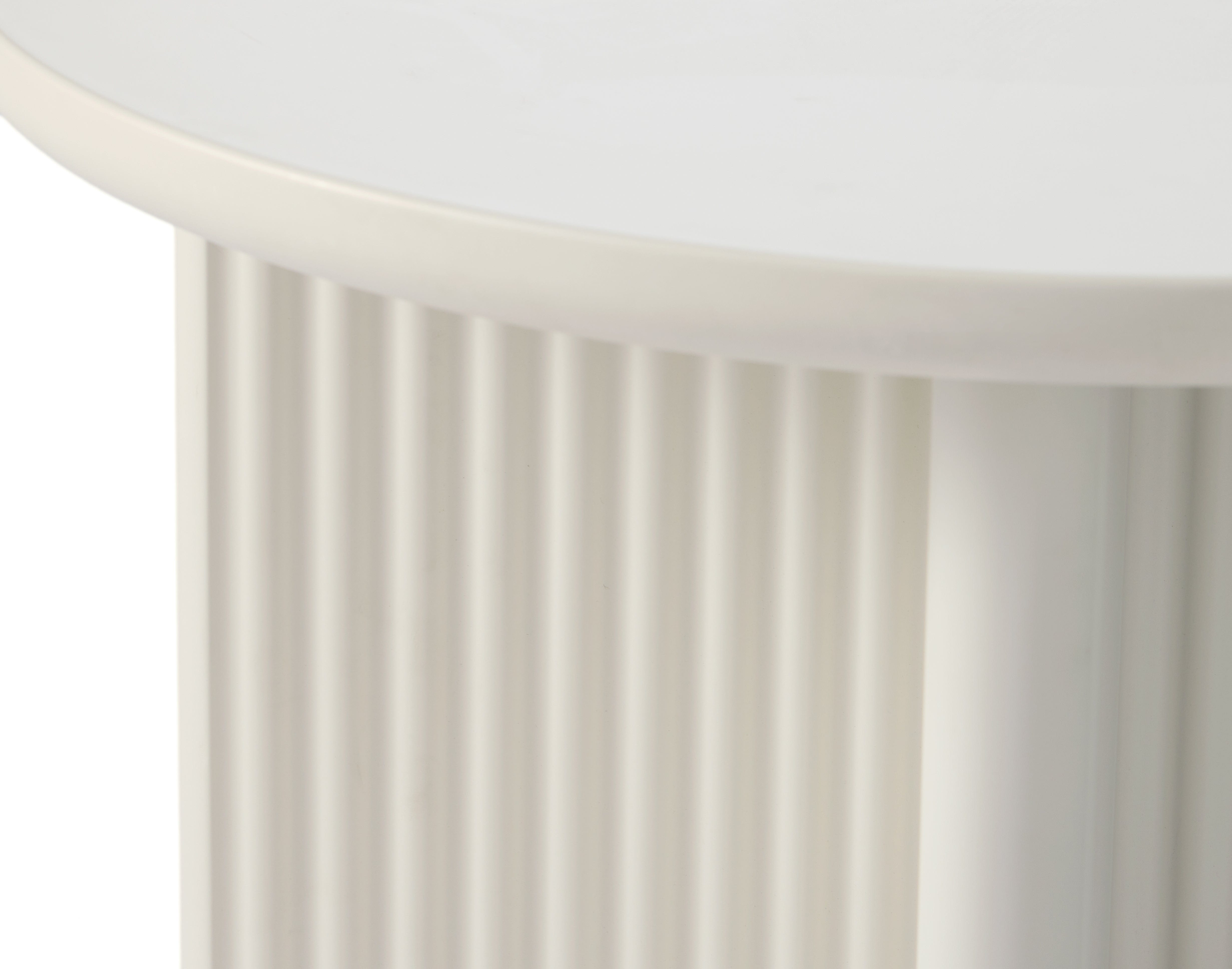 Unique Furniture A/S Masuta suport telefon din MDF, Palma Grej, Ø50xH55 cm