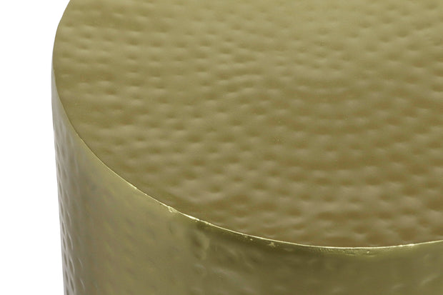 Dorel Home Masuta suport telefon din metal, Akela Auriu / Negru, Ø41xH46 cm