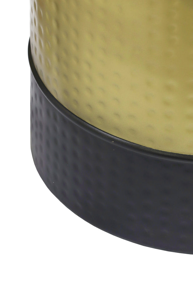 Dorel Home Masuta suport telefon din metal, Akela Auriu / Negru, Ø41xH46 cm