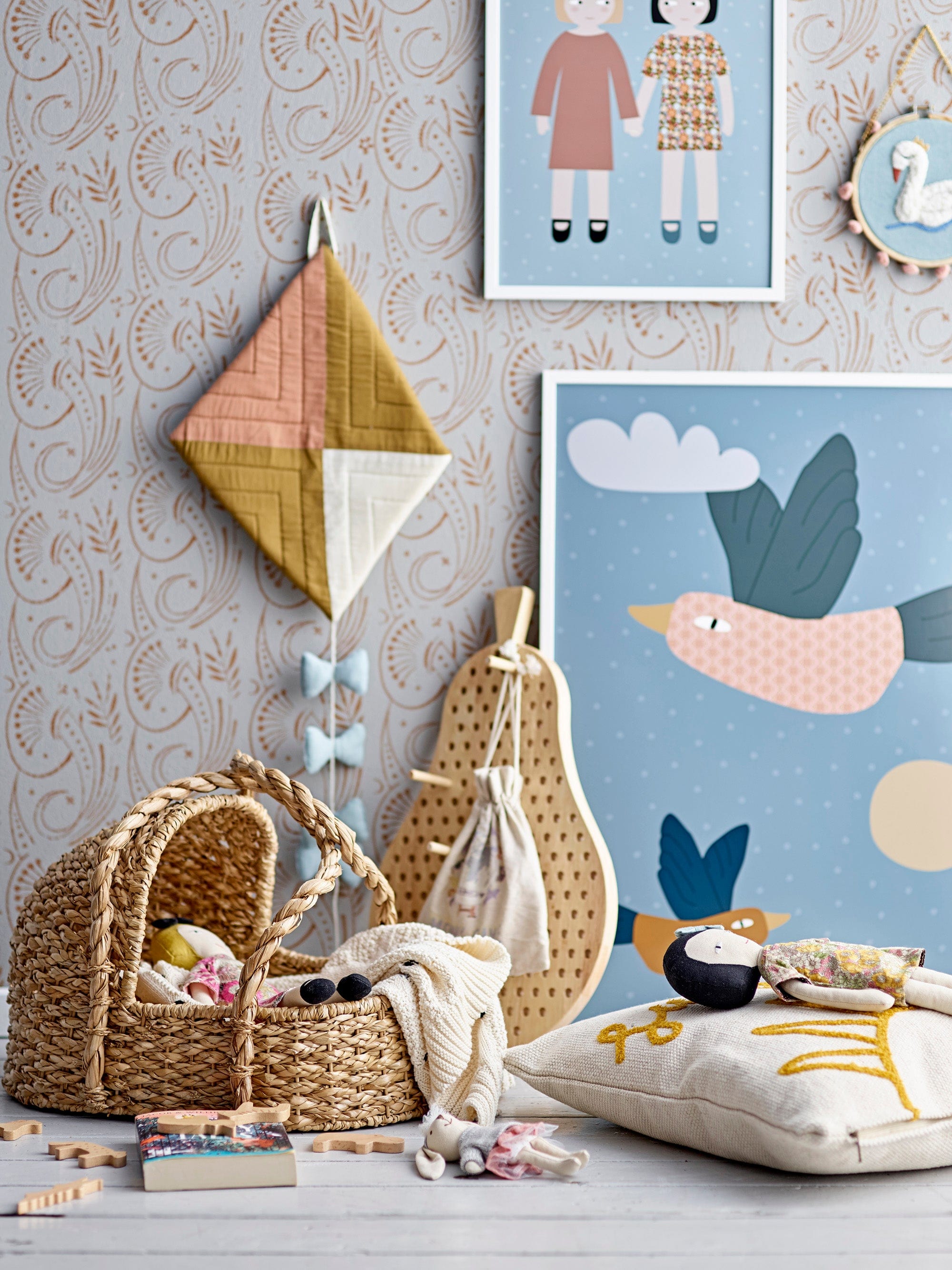 Memo board din lemn, Rufus Natural, L50xl3xH30 cm (2)