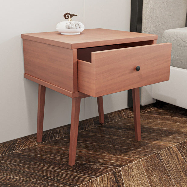 Asir Noptiera din lemn, cu 1 sertar, Rio Nuc, l45xA40xH51 cm