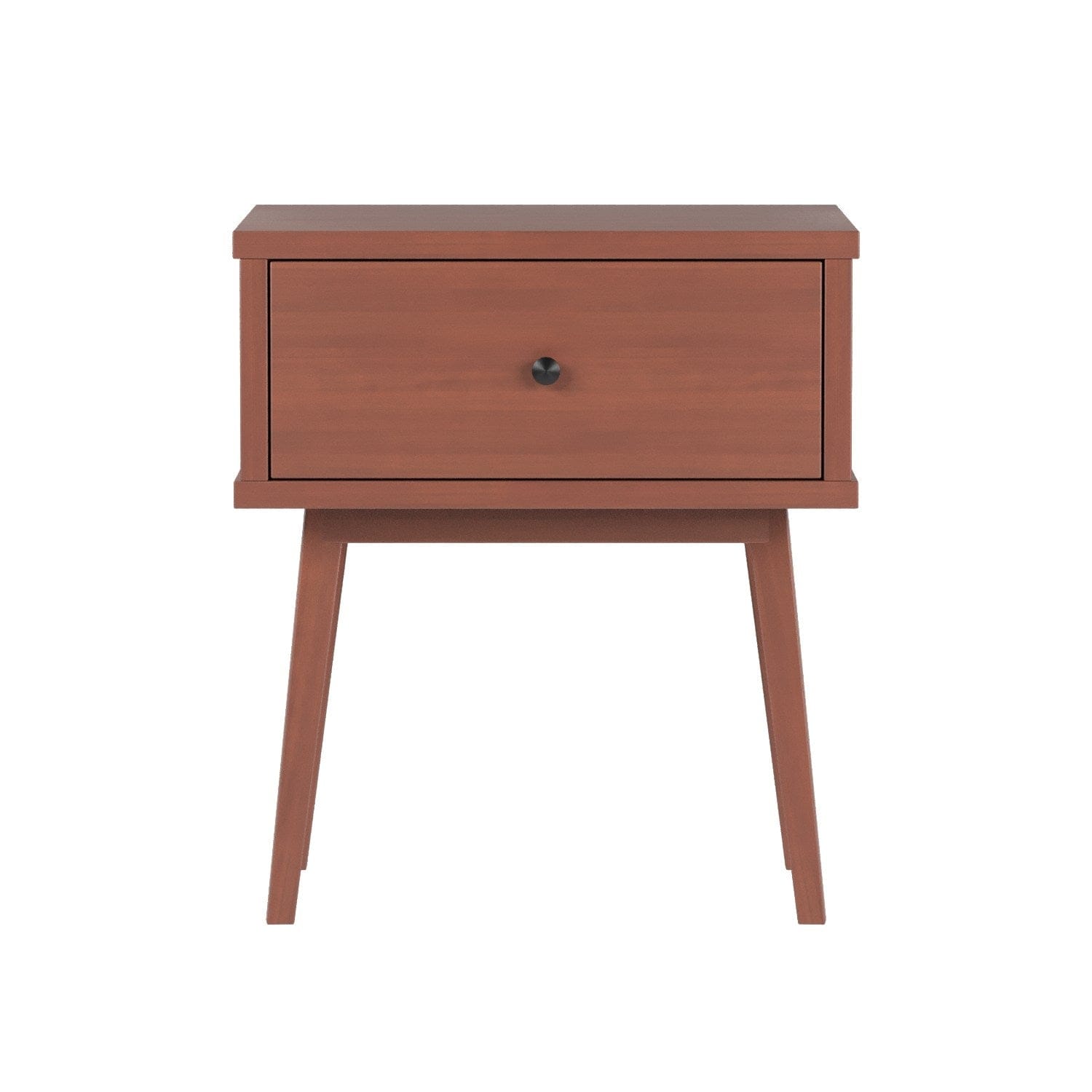 Asir Noptiera din lemn, cu 1 sertar, Rio Nuc, l45xA40xH51 cm