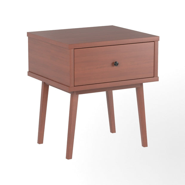 Noptiera din lemn, cu 1 sertar, Rio Nuc, l45xA40xH51 cm (4)