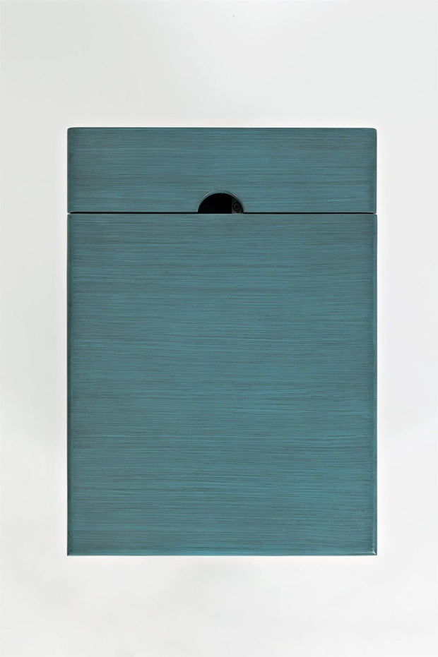 Noptiera din lemn de acacia si MDF, cu 1 sertar si 1 usa, Avola AV175-22 Teal, l41xA56xH64 cm (5)