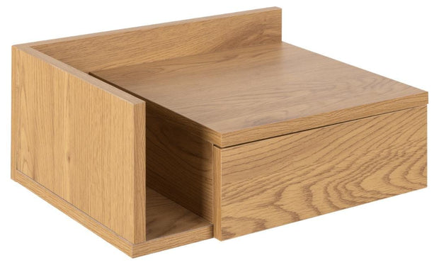 Noptiera din MDF, cu 1 sertar, Ashlan Stejar, l40xA32xH16,5 cm