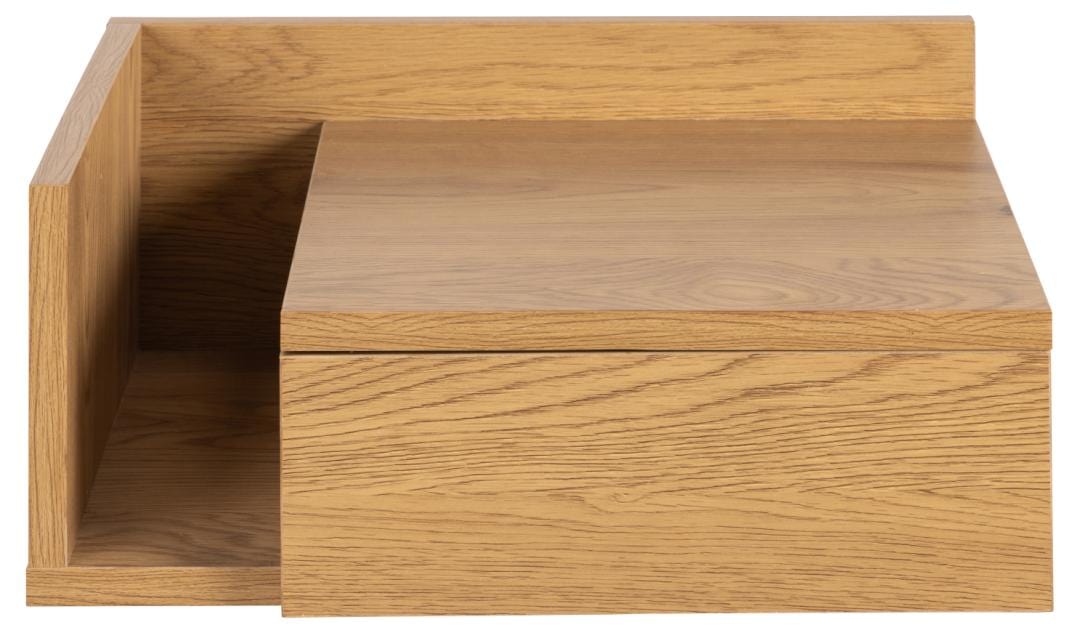 Noptiera din MDF, cu 1 sertar, Ashlan Stejar, l40xA32xH16,5 cm (1)