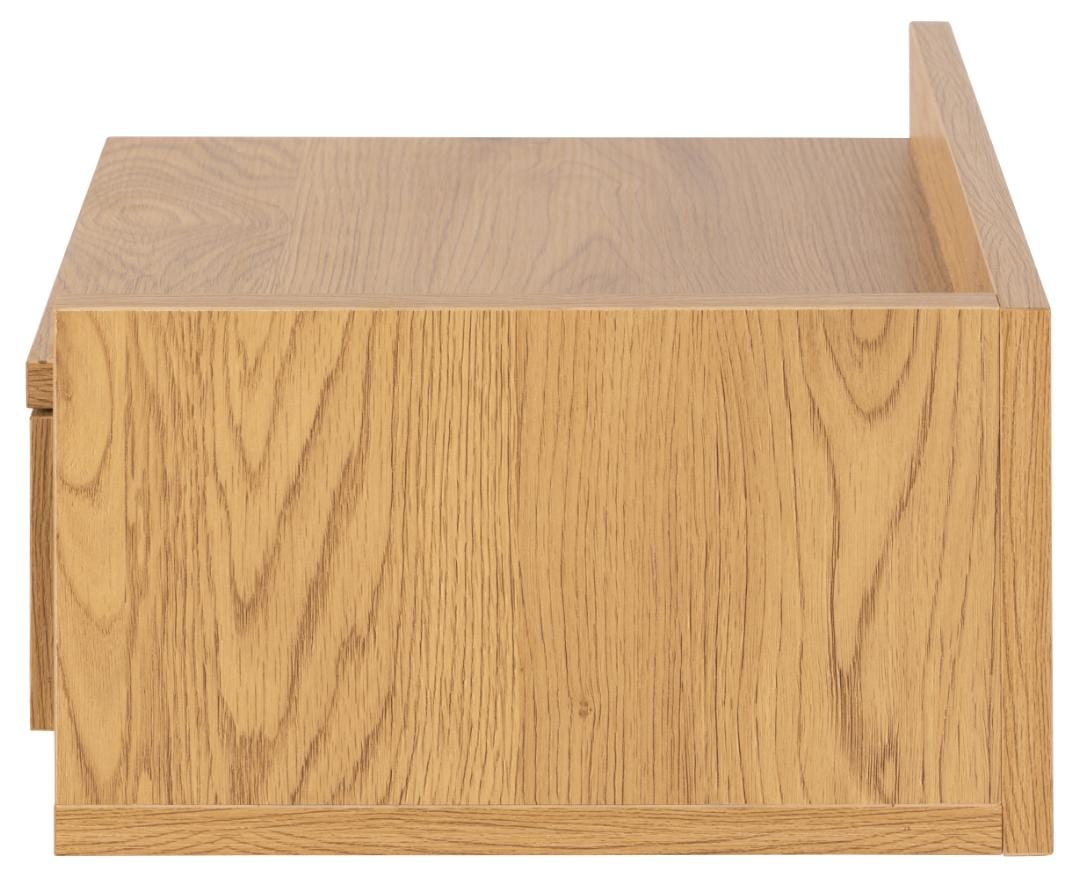 Noptiera din MDF, cu 1 sertar, Ashlan Stejar, l40xA32xH16,5 cm (7)