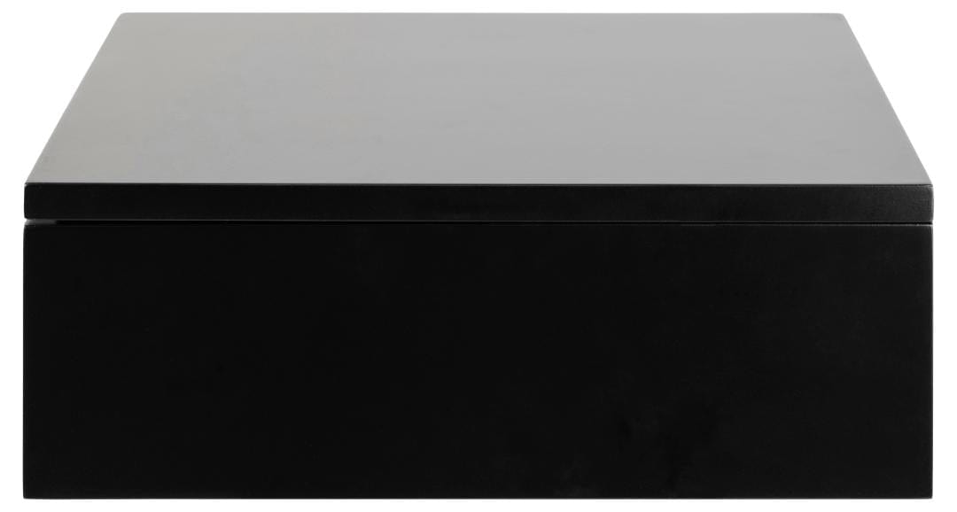 Noptiera din MDF, cu 1 sertar, Avignon Negru, l37xA32xH13 cm (1)