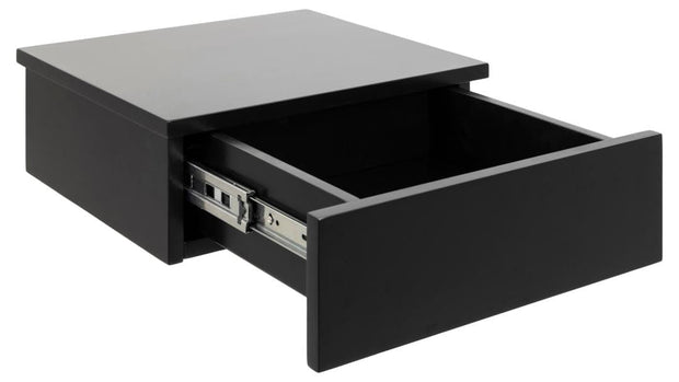 Noptiera din MDF, cu 1 sertar, Avignon Negru, l37xA32xH13 cm (2)