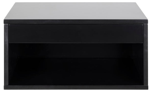 Noptiera din MDF, cu 1 sertar, Cholet Negru, l50xA35xH24,3 cm (1)